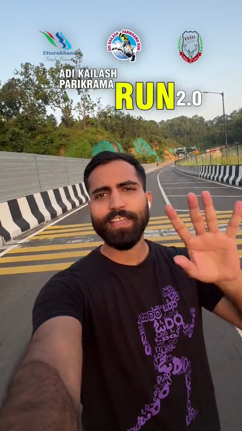 Adi Kailash - Parikrama Run 2.0, shot on the route