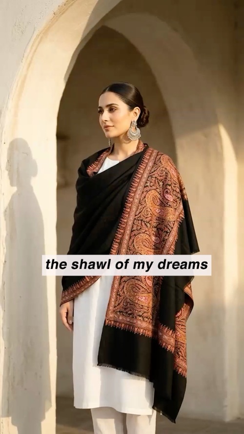 Noore Pashmina - Shawl campaign, shot on location
